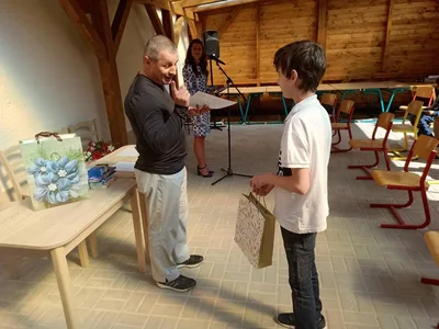 Předávání vysvědčení 6. třída, 30. 6. 2020