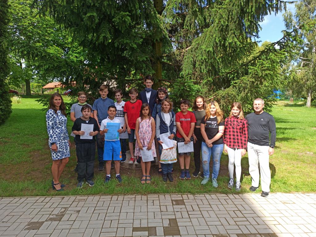 Předávání vysvědčení 6. třída, 30. 6. 2020