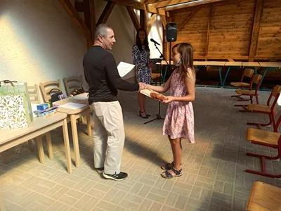Předávání vysvědčení 6. třída, 30. 6. 2020