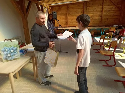 Předávání vysvědčení 6. třída, 30. 6. 2020
