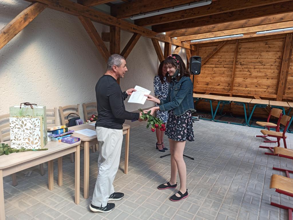Předávání vysvědčení 6. třída, 30. 6. 2020