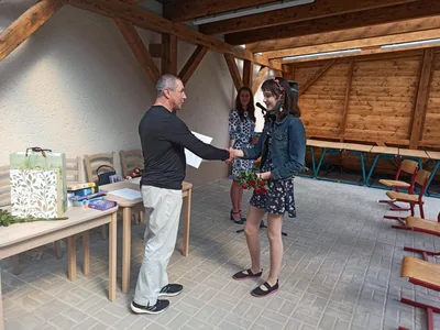 Předávání vysvědčení 6. třída, 30. 6. 2020