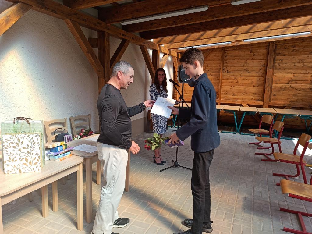 Předávání vysvědčení 6. třída, 30. 6. 2020