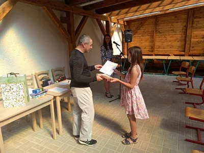 Předávání vysvědčení 6. třída, 30. 6. 2020