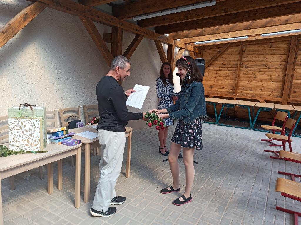 Předávání vysvědčení 6. třída, 30. 6. 2020