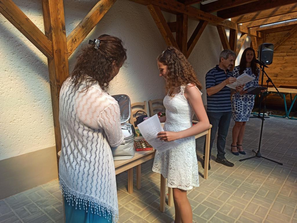 Předávání vysvědčení 7. třída, 30. 6. 2020