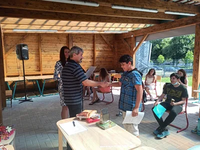 Předávání vysvědčení 7. třída, 30. 6. 2020