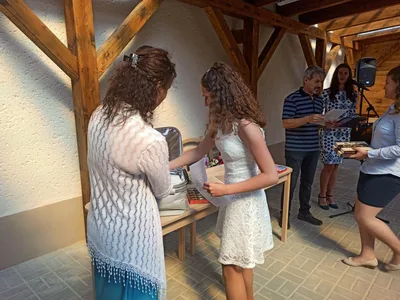 Předávání vysvědčení 7. třída, 30. 6. 2020