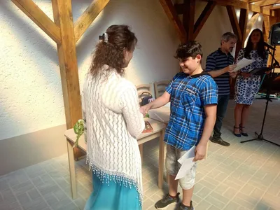 Předávání vysvědčení 7. třída, 30. 6. 2020