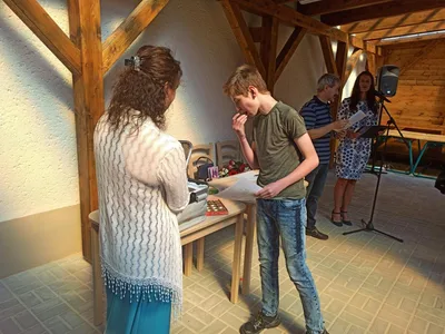 Předávání vysvědčení 7. třída, 30. 6. 2020