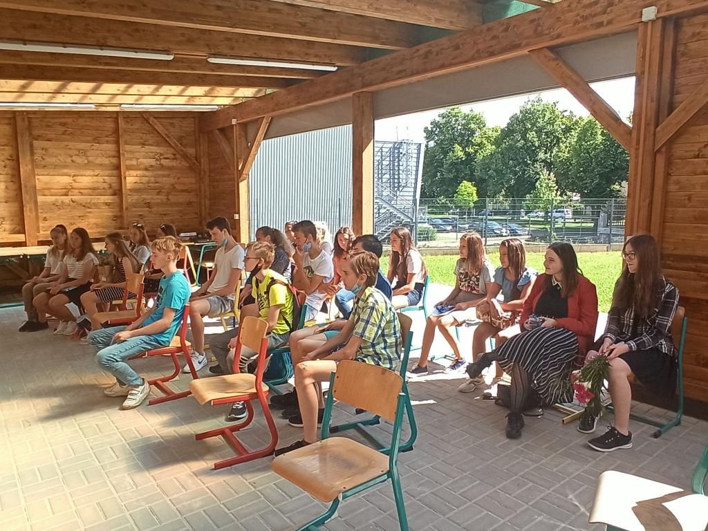 Předávání vysvědčení 8. třída, 30. 6. 2020