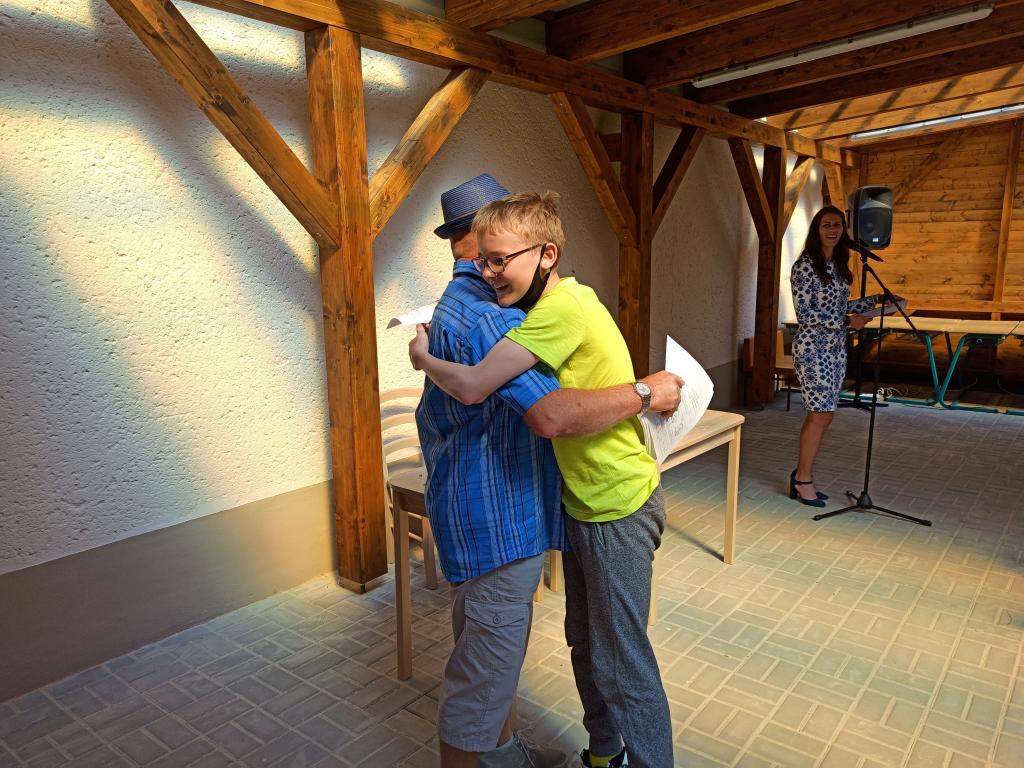 Předávání vysvědčení 8. třída, 30. 6. 2020