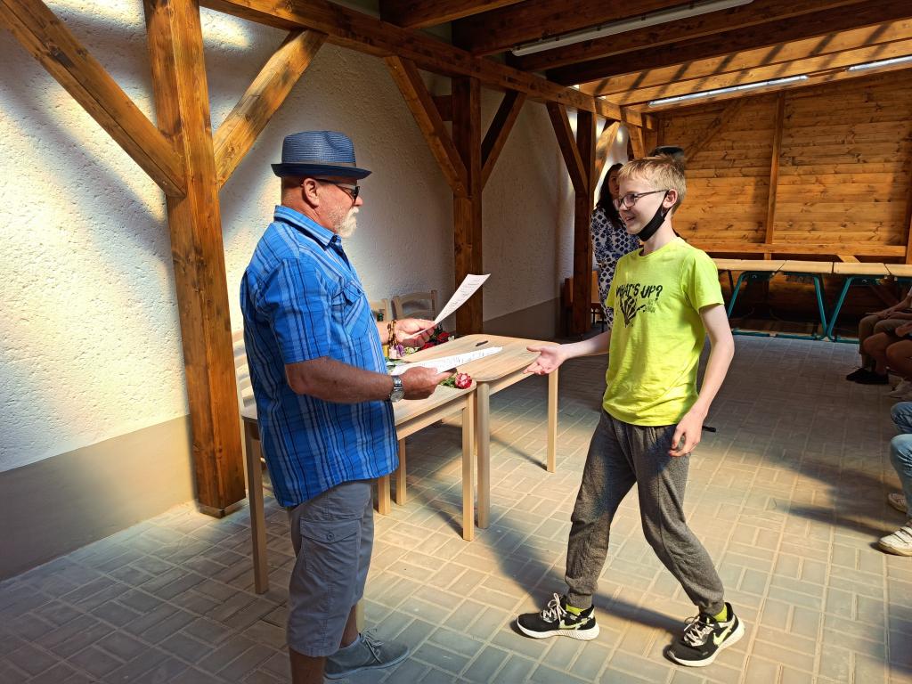 Předávání vysvědčení 8. třída, 30. 6. 2020