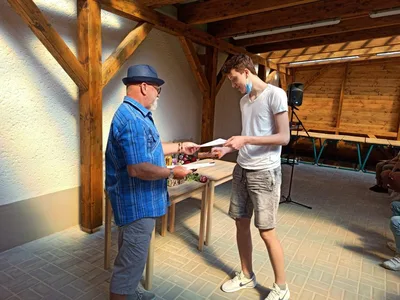 Předávání vysvědčení 8. třída, 30. 6. 2020