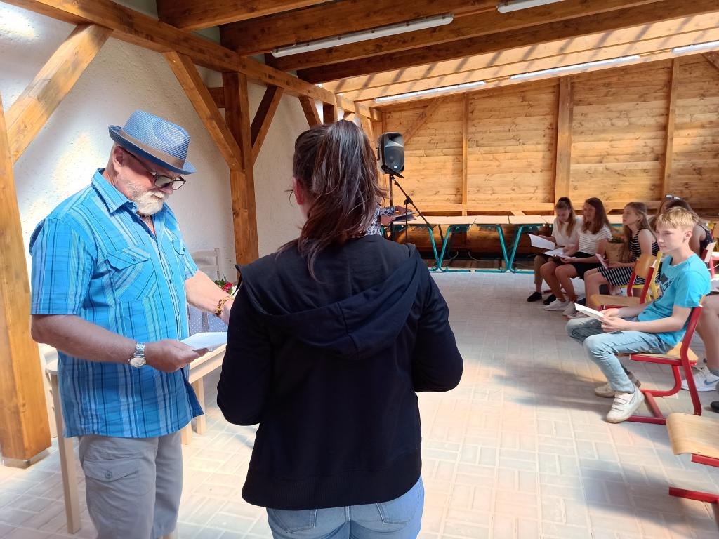 Předávání vysvědčení 8. třída, 30. 6. 2020