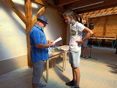 Předávání vysvědčení 8. třída, 30. 6. 2020