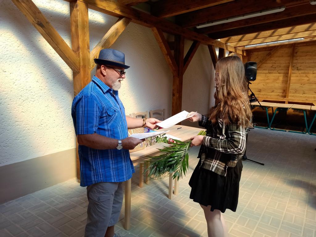 Předávání vysvědčení 8. třída, 30. 6. 2020