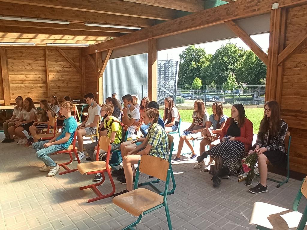Předávání vysvědčení 8. třída, 30. 6. 2020