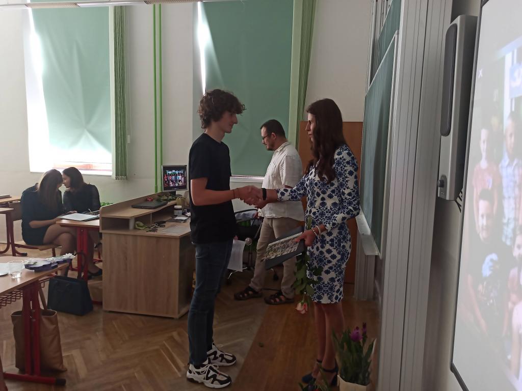 Předávání vysvědčení 9. třída, 30. 6. 2020