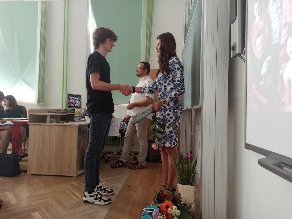 Předávání vysvědčení 9. třída, 30. 6. 2020