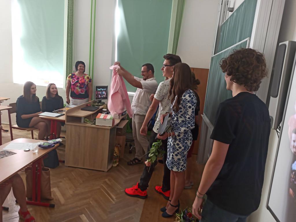 Předávání vysvědčení 9. třída, 30. 6. 2020