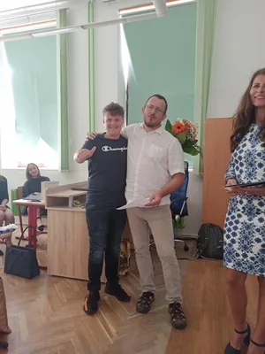 Předávání vysvědčení 9. třída, 30. 6. 2020