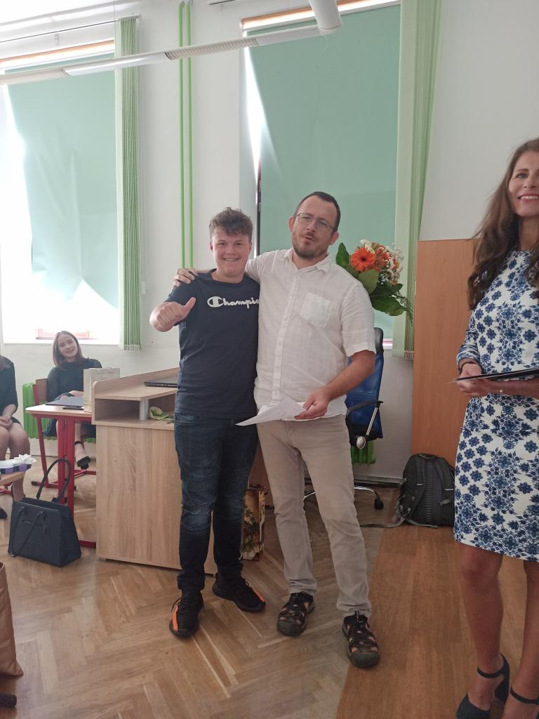 Předávání vysvědčení 9. třída, 30. 6. 2020