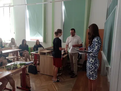 Předávání vysvědčení 9. třída, 30. 6. 2020