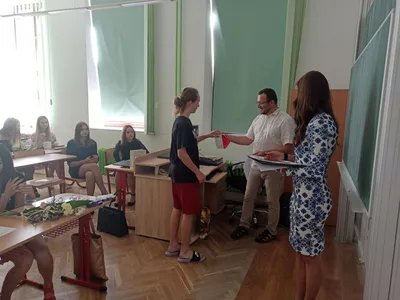 Předávání vysvědčení 9. třída, 30. 6. 2020