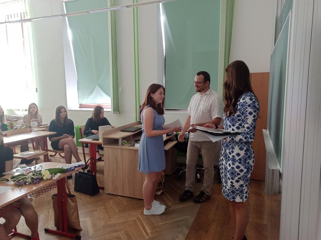 Předávání vysvědčení 9. třída, 30. 6. 2020