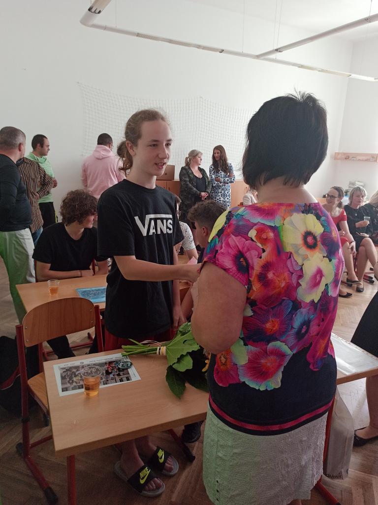 Předávání vysvědčení 9. třída, 30. 6. 2020