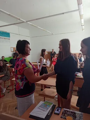 Předávání vysvědčení 9. třída, 30. 6. 2020