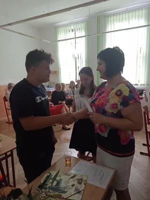 Předávání vysvědčení 9. třída, 30. 6. 2020