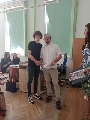 Předávání vysvědčení 9. třída, 30. 6. 2020