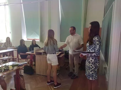 Předávání vysvědčení 9. třída, 30. 6. 2020