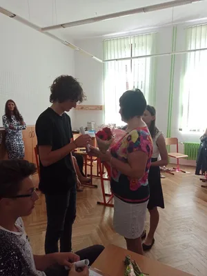 Předávání vysvědčení 9. třída, 30. 6. 2020