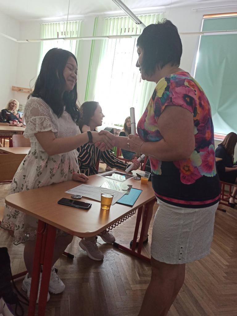 Předávání vysvědčení 9. třída, 30. 6. 2020