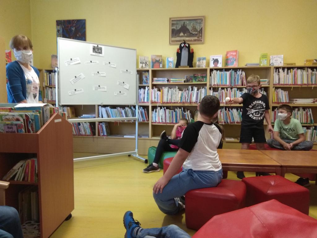 Návštěva knihovny, 22. 9. 2020