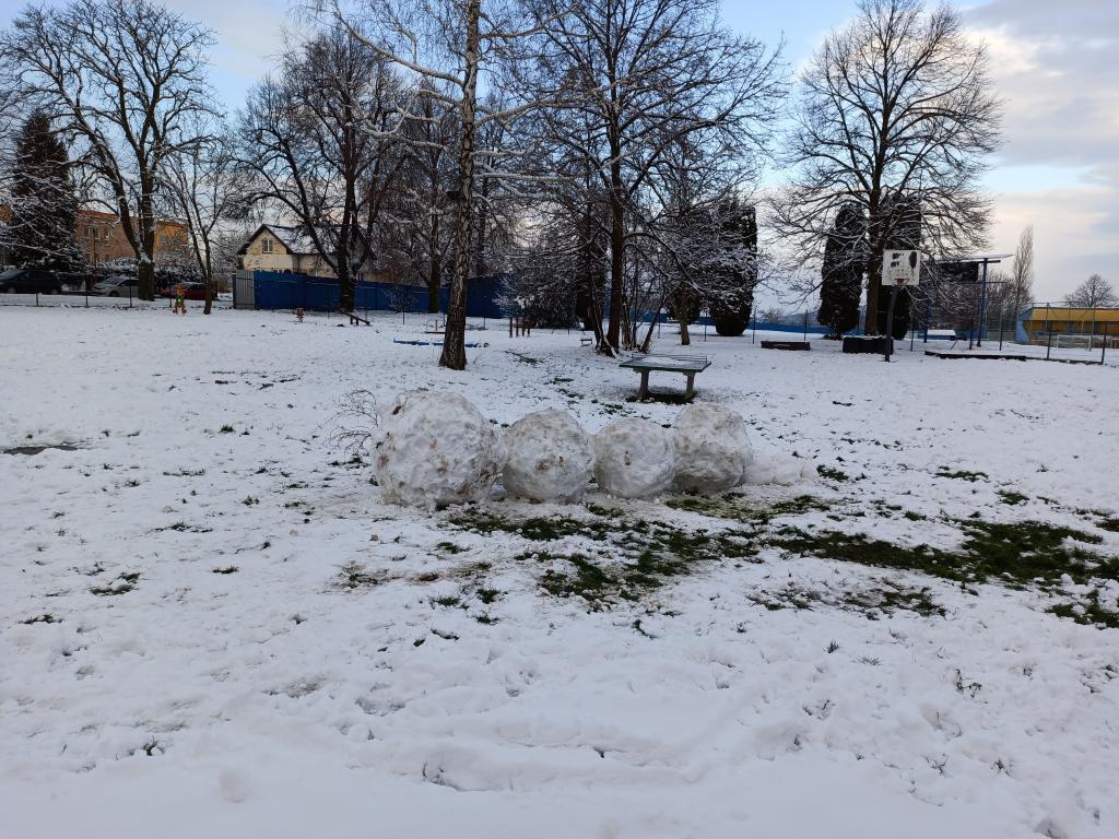 Sněhové hrátky, 7. 1. 2021