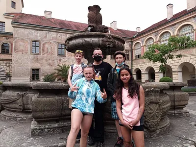 Školní výlet do zámku a zooparku v Častolovicích, 24. 6. 2021