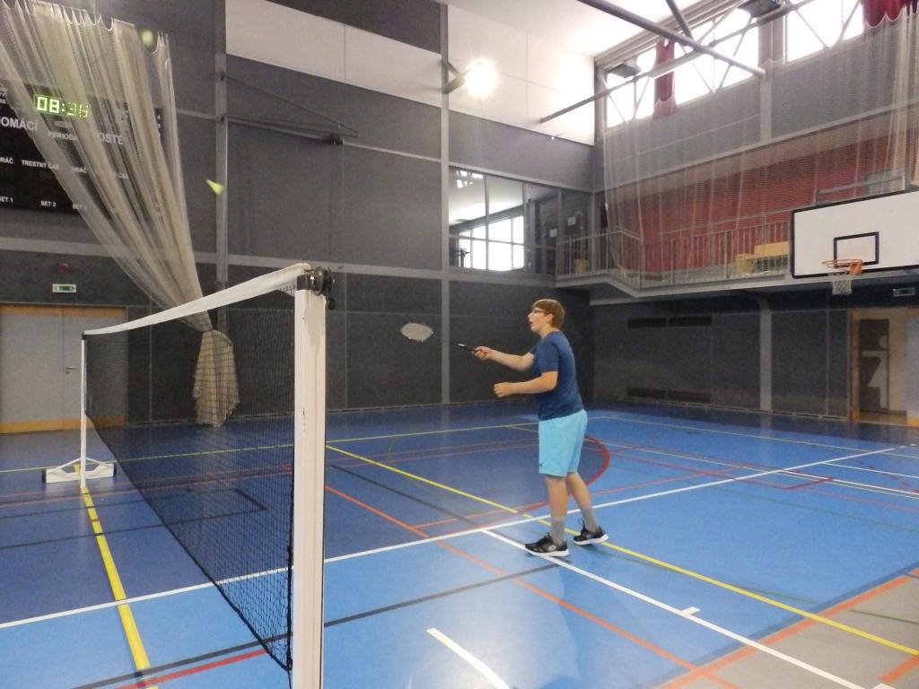 Turnaj badminton, florbal, 25. 6. 2021