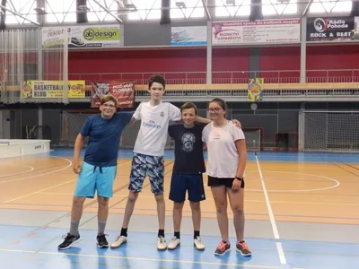 Turnaj badminton, florbal, 25. 6. 2021