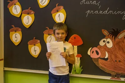 Naše první vysvědčení, 1. 7. 2021
