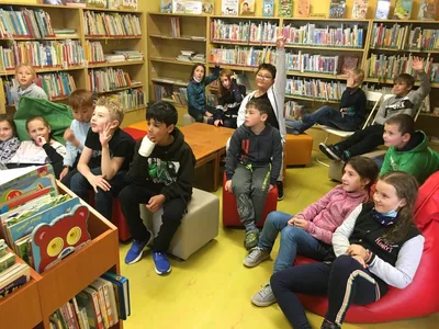 Návštěva Městské knihovny, 22. 9. 2021