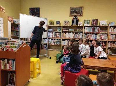 Návštěva knihovny, 18. 10. 2021