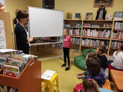 Návštěva knihovny, 18. 10. 2021