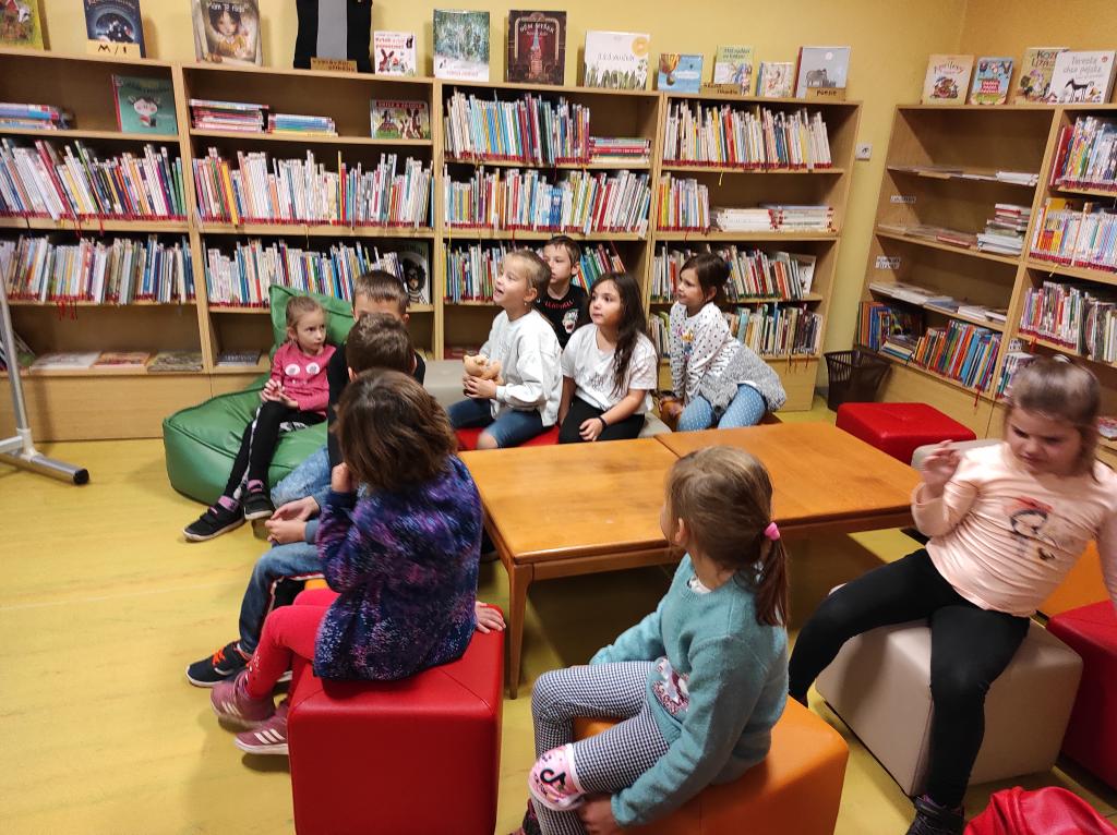 Návštěva knihovny, 18. 10. 2021