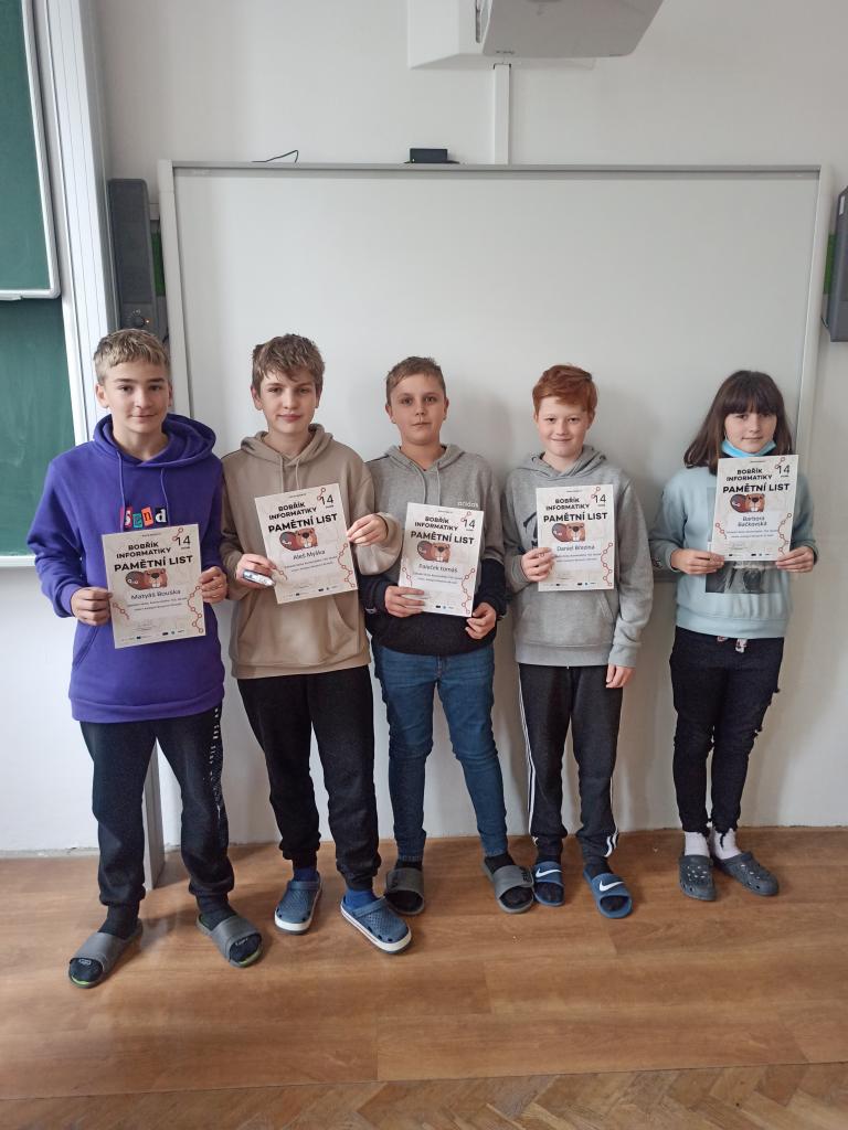Bobřík informatiky, 12. 11. 2021