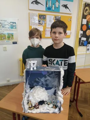 Praktické činnosti - Projekt Polární oblasti - výroba učební pomůcky, 13. 1. 2022