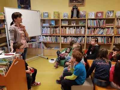 Návštěva knihovny, 16. 2. 2022